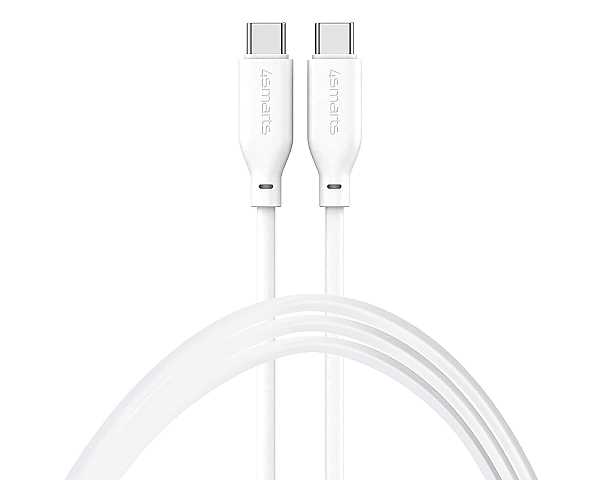 4smarts USB-C Silikon Kabel, 60W, 1.5m, wei� f�r Google Pixel 10a