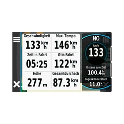 Garmin Oregon 650t Ausrichtung Vertikal