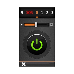 Garmin Oregon 650t Taschenlampe