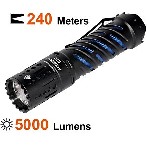Acebeam E70-AL, Taschenlampe, CREE XHP70.2 LED, 5000 Lumen, 240 Meter (Ohne Akku)