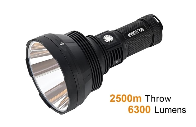 Produktbild von Acebeam K75 - LED Taschenlampe, 6300 Lumen, 2500 Meter, LUMINUS SBT-90-GEN2 LED