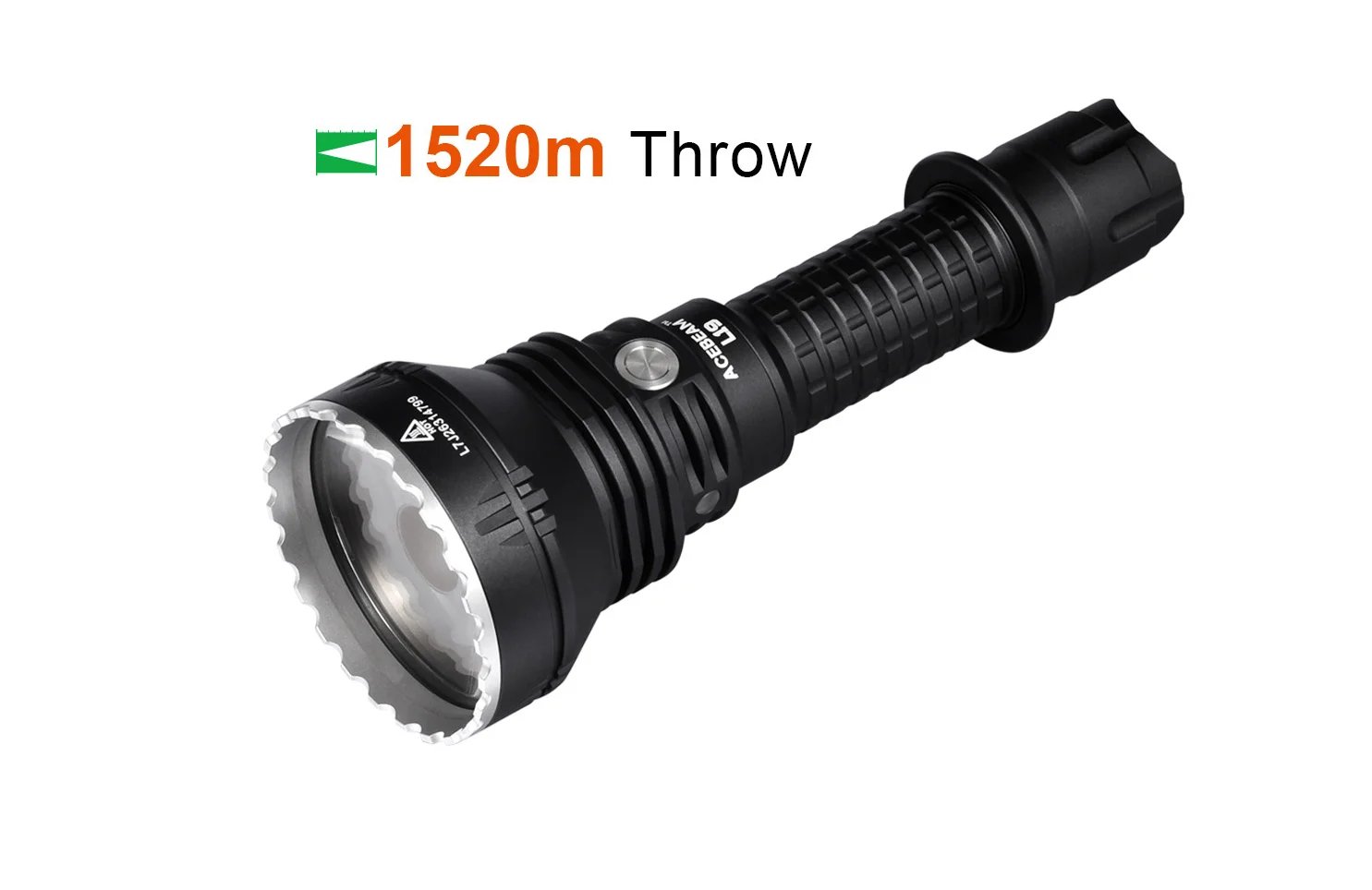 Produktbild von Acebeam L19, Taschenlampe, grüne NM1 LED, 2200 Lumen, 1520 Meter (Ohne Akku)
