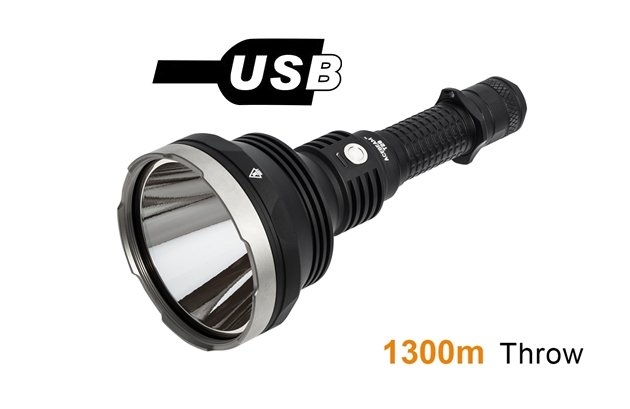 Produktbild von Acebeam T28 - Wiederaufladbare LED Taschenlampe, 2500 Lumen, 1300 Meter, CREE XHP35 HI LED, 6500K, IMR21700 Akku