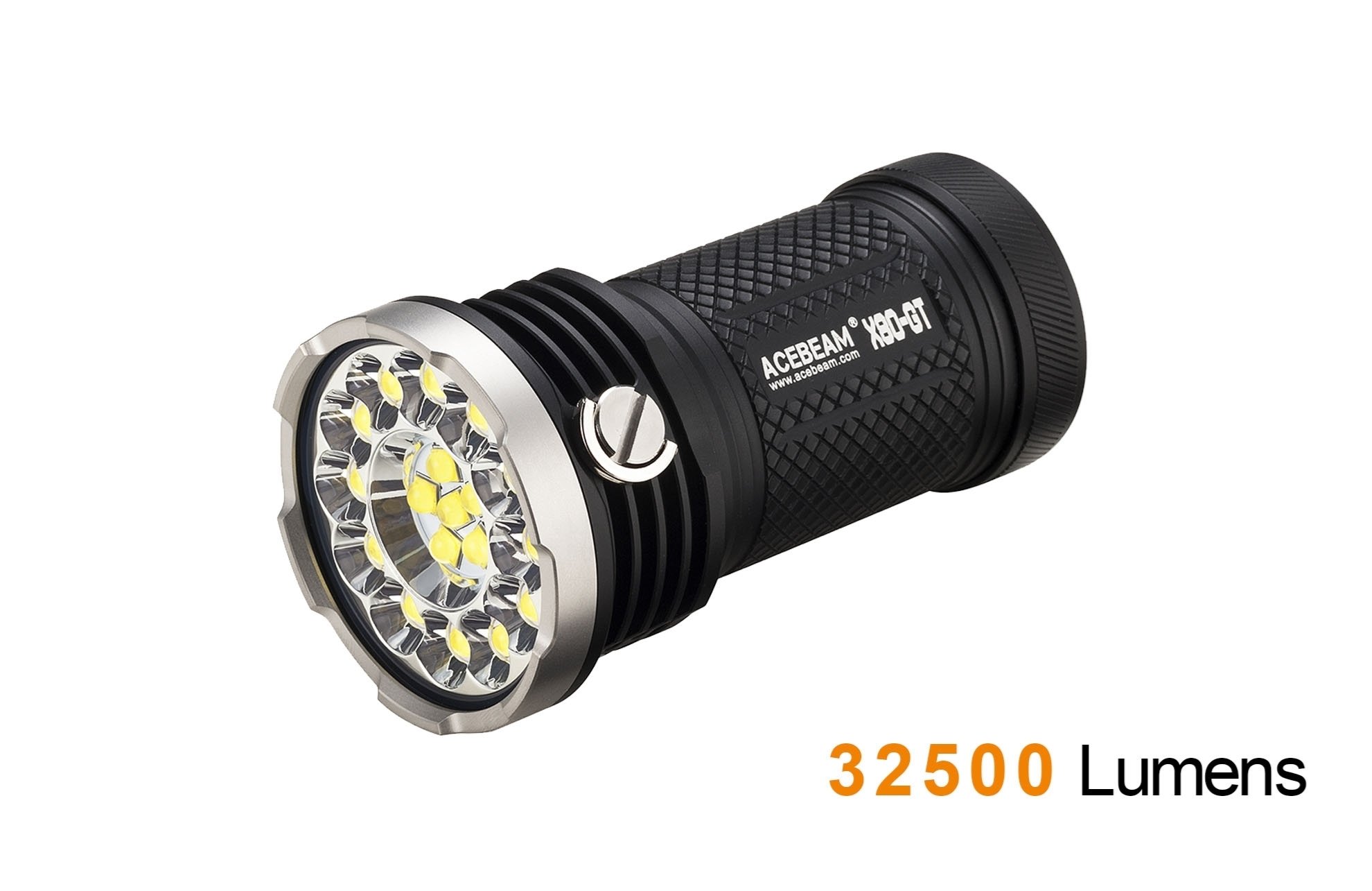 Produktbild von Acebeam X80-GT - LED Taschenlampe, 32500 Lumen, 18 x CREE XHP50.2 LED, inkl. 4x 3100mAh Akku