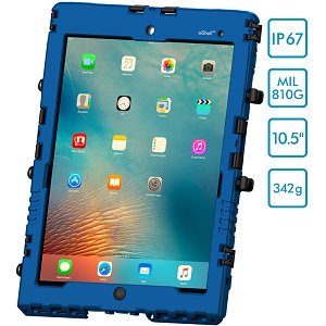 Andres Industries aiShell 10, blau, Touchfolie UV - wasserdichtes und schlagfestes Case für Apple iPad Pro 10.5, iPad Air 3, iPad 7/8/9