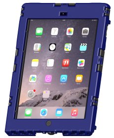 Andres Industries aiShell mini+, blau, Touchfolie matt - wasserdichtes und schlagfestes Case für Apple iPad mini 4, mini 2019