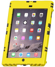 Andres Industries aiShell mini 5, gelb, Touchfolie klar - wasserdichtes und schlagfestes Case für Apple iPad mini 5