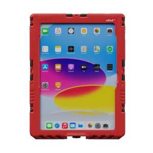 aiShell 10.9, rot Schutzgehäuse mit Touchfolie klar für Apple iPad 10 (2022 - Modelle A2757, A2777)