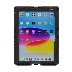 aiShell 10.9, schwarz Schutzgehäuse mit Touchfolie klar für Apple iPad 10 (2022 - Modelle A2757, A2777)