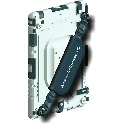 Abbildung aiShell Pro Handschlaufen Montage an der Rckseite