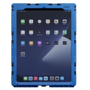 aiShell Pro, blau - wasserdichtes und schlagfestes Schutzgehäuse für Apple iPad Pro 12.9 (Version 1 2015, Version 2 2017, Version 3 2018)