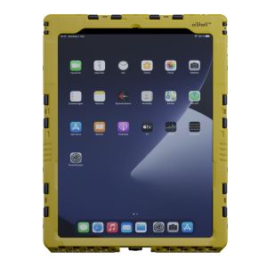 Andres Industries aiShell 12, gelb Schutzgehäuse mit Touchfolie klar für Apple iPad Pro 12.9 3/4/5