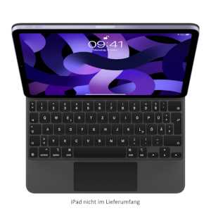 Apple Magic Keyboard, schwarz (MXQT2D/A) fr Apple iPad Pro 11 3 (2021 - Modelle A2377, A2459, A2301)