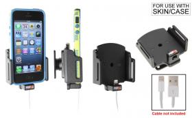 Brodit KFZ Halter mit Ladekabel Fixierung 514436 für Apple iPhone SE,iPhone 5C,iPhone 5S u.a.