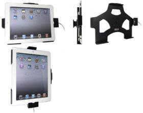 Brodit KFZ Halter mit Ladekabel Fixierung 515244 für Apple iPad 2 (2011 - Modelle A1395, A1396, A1397)