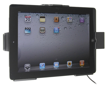 Brodit KFZ Halter mit Ladekabel 521244 für Apple iPad 3rd Gen (A1416,  A1430, A1403),iPad 2 (A1395, A1396, A1397)