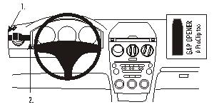 Produktbild von Brodit ProClip 803187, links für Mazda 6 (Bj. 2002-2007, Lenkrad links)
