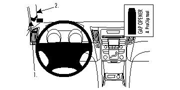 Produktbild von Brodit ProClip 804504, links für Hyundai Sonata (Bj. 2011-2014, Lenkrad links)