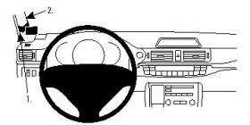 Brodit ProClip 804627, links fr Lexus CT Series (Bj. 2011-2020, Lenkrad links)