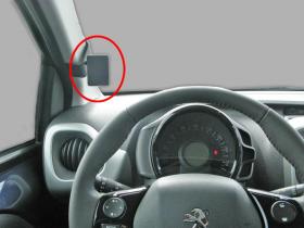 Brodit ProClip 805036, links fr Toyota AYGO (Bj. 2014-2021, Lenkrad links)