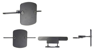 Produktbild von Brodit Kopfstützen Halterung 811080 Kopfstütze, NUR für Modelle mit eingebautem Monitor in Kopfstütze für Volvo XC90 (Bj. 2002-2014, Lenkrad links)