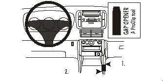 Produktbild von Brodit ProClip 833098, Mittelkonsole für Honda Pilot (Bj. 2003-2008, Lenkrad links)