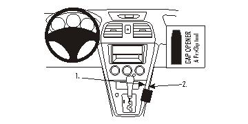 Produktbild von Brodit ProClip 833617, Mittelkonsole für Subaru Impreza (Bj. 2005-2007, Lenkrad links)