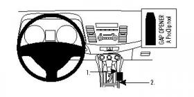 Brodit ProClip 834052, Mittelkonsole für Mitsubishi Lancer (Bj. 2008-2017, Lenkrad links)