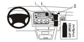 Brodit ProClip 852981, abgewinkelte Befestigung für Chevrolet Suburban (Bj. 2003-2006, Lenkrad links)