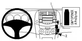 Brodit ProClip 853832, abgewinkelte Befestigung für Toyota RAV 4 (Bj. 2006-2012, Lenkrad links)