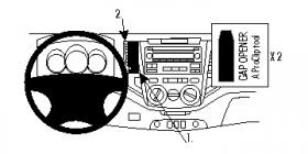 Brodit ProClip 854742, Armaturenbrett, Mitte für Toyota HiLux (Bj. 2012-2016, Lenkrad links)