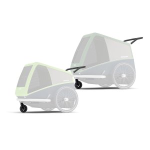 Croozer Buggyset - Buggyrad mit Schiebebügel für Dog XL / XXL (Modell 2018) / Bruuno / Jokke