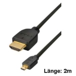 Micro HDMI Kabel (Type D), 2 Meter