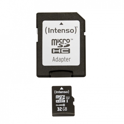 Produktbild von Intenso microSD Speicherkarte 32 GB (UHS-1, Class 10)