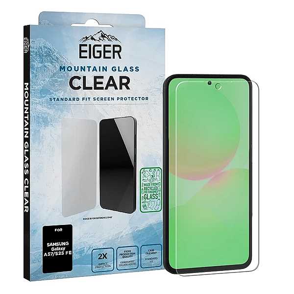 Eiger Mountain Glass Displayschutz (EGSP01123) f�r Samsung Galaxy S25 FE