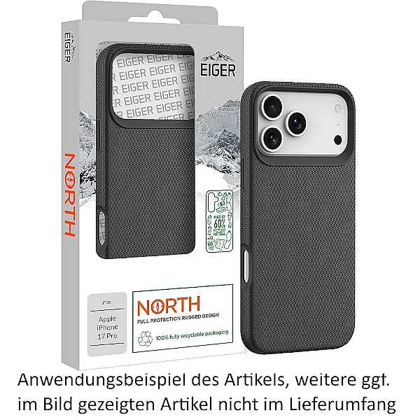 Eiger North GRS Case, schwarz (EGCA00898) f�r Apple iPhone 17 Pro