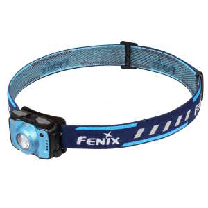 Fenix HL12R, blau Stirnlampe mit 400 Lumen, microUSB Ladeanschluss + eingebauter 1000 mAh Akku