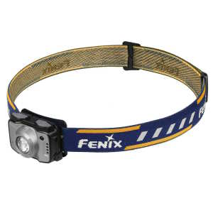 Fenix HL12R, grau Stirnlampe mit 400 Lumen, microUSB Ladeanschluss + eingebauter 1000 mAh Akku