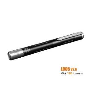 Fenix LD05 V2.0 Taschenlampe mit 100 Lumen, UV Licht + 2x AAA Batterien