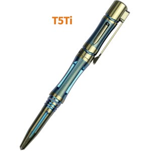 Fenix T5Ti blau -Taktischer Kugelschreiber - Selbstverteidigung - Glasbrecher - Kubotan
