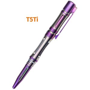 Fenix T5Ti lila -Taktischer Kugelschreiber - Selbstverteidigung - Glasbrecher - Kubotan