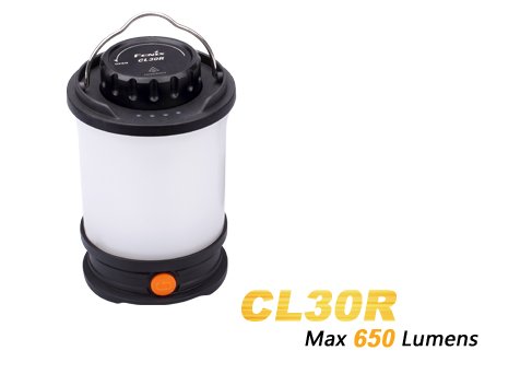 Produktbild von Fenix CL30R, grau - LED Campingleuchte mit 650 Lumen inkl. drei 2600mAh Akkus
