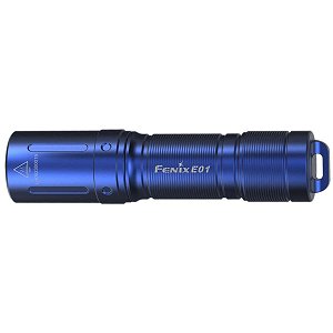 Fenix E01 V2.0 blau, Schlüsselbundleuchte mit 100 Lumen + AAA Batterie