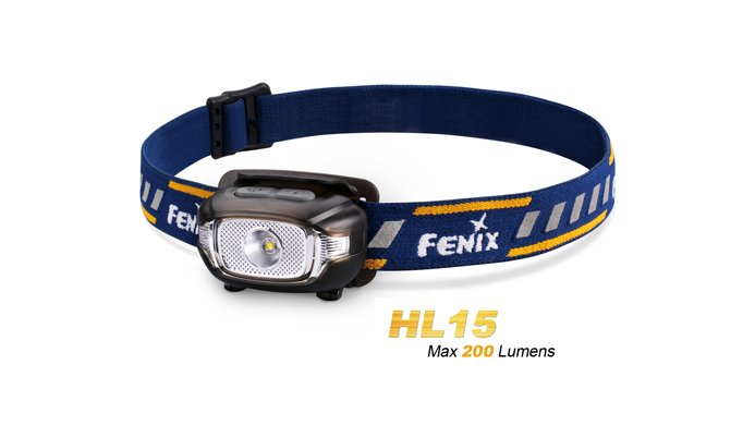 Produktbild von Fenix HL15 LED Stirnlampe mit 200 Lumen inkl. 2 AAA Batterien