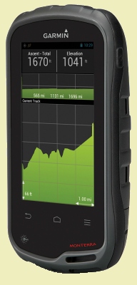 Garmin Monterra Ansicht Hhenprofil