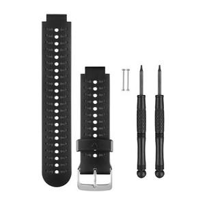 Garmin Silikon Armband, schwarz/grau (010-11251-86) für Garmin Forerunner 630