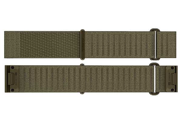 Garmin ComfortFit Textil-Armband 22mm, oliv, kurz (010-14507-12) f�r Garmin fenix 9 (47mm) / 9 Pro (47mm)