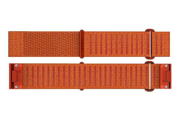 Garmin ComfortFit Textil-Armband 22mm, orange, kurz (010-14507-11) f�r Garmin fenix 9 (47mm) / 9 Pro (47mm)