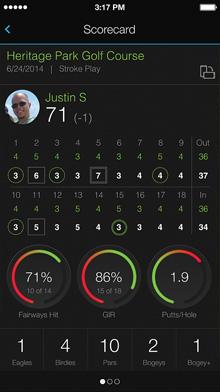 Garmin Connect Golf App Bild 3 Garmin Connect Golf App Bild 3