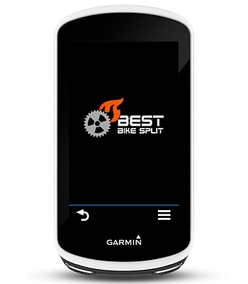 Ansicht der Best Bike Split Funktion auf dem Garmin Edge 1030
